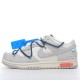 Nike SB Dunk Low Off-White Lot 16 of 50 DJ0950-111 Blue Gray Shoes