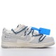 Nike SB Dunk Low Off-White Lot 16 of 50 DJ0950-111 Blue Gray Shoes