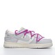 Nike SB Dunk Low Off-White Lot 21 of 50 DM1602-100 Purple Gray Shoes