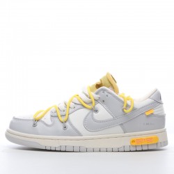 Nike SB Dunk Low Off-White Lot 29 of 50 DM1602-103 Yellow Gray Shoes