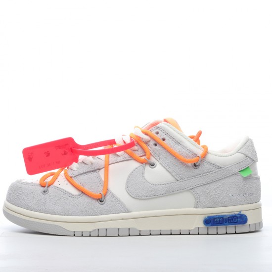 Nike SB Dunk Low Off-White Lot 31 of 50 DJ0950-116 Orange Gray Shoes