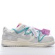 Nike SB Dunk Low Off-White Lot 36 of 50 DJ0590-107 Blue Gray Shoes