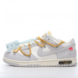 Nike SB Dunk Low Off-White Lot 37 of 50 DJ0590-105 Blue Gray Shoes