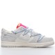 Nike SB Dunk Low Off-White Lot 38 of 50 DJ0950-113 Blue Gray Shoes