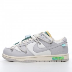Nike SB Dunk Low Off-White Lot 42 of 50 DM1602-117 Gray Shoes