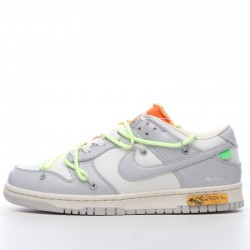 Nike SB Dunk Low Off-White Lot 43 of 50 DM1602-128 Yellow Gray Shoes