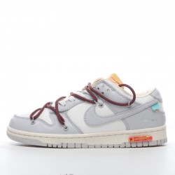 Nike SB Dunk Low Off-White Lot 46 of 50 DM1602-102 Brown Gray Shoes