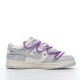 Nike SB Dunk Low Off-White Lot 48 of 50 DM1602-107 Purple Gray Shoes