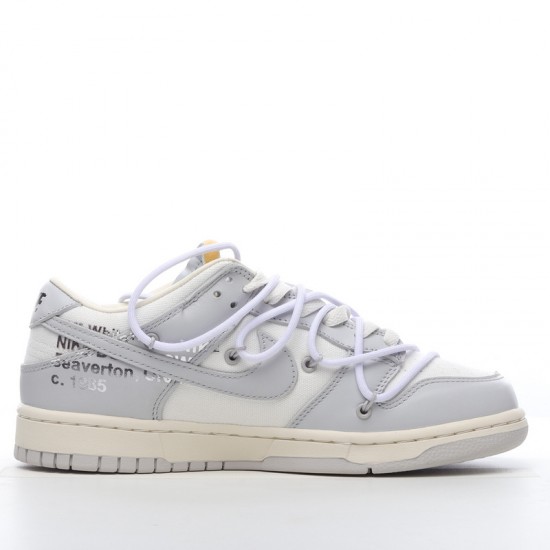 Nike SB Dunk Low Off-White Lot 49 of DM1602-123 Purple Gray Shoes