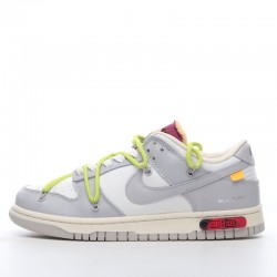 Nike SB Dunk Low Off-White Lot 8 of 50 DM1602-106 Green Gray Shoes