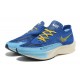 Nike ZoomX VaporFly NEXT Mens Blue Yellow Running Shoes 