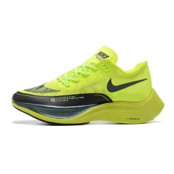 Nike ZomX VaporFly NEXT Mens Chartreuse Black Running Shoes 