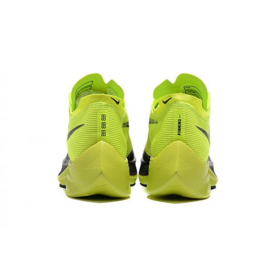 Nike ZomX VaporFly NEXT Mens Chartreuse Black Running Shoes