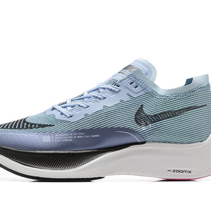 Unisex Nike ZoomX VaporFly NEXT Black Blue Running Shoes 