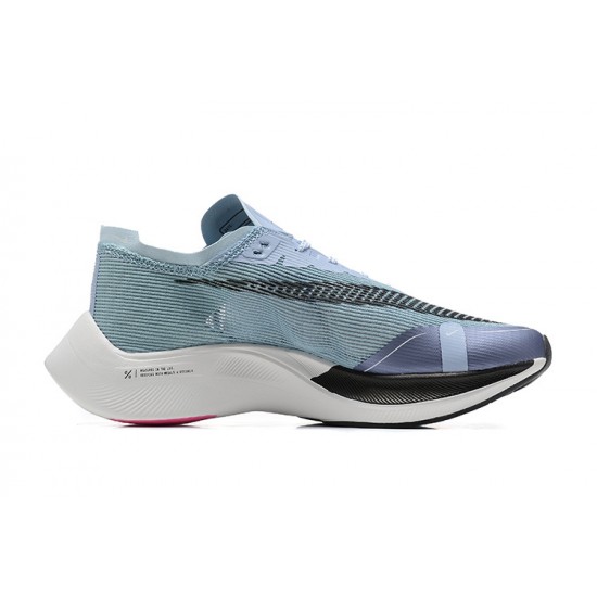 Unisex Nike ZomX VaporFly NEXT Black Blue Running Shoes