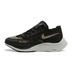 Unisex Nike ZoomX VaporFly NEXT Black Gold Running Shoes 