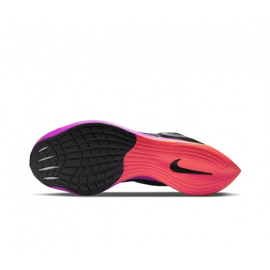 Unisex Nike ZoomX VaporFly NEXT Black Purple Running Shoes 