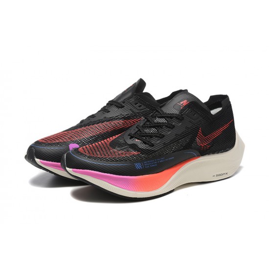 Unisex Nike ZoomX VaporFly NEXT Black Red Running Shoes 