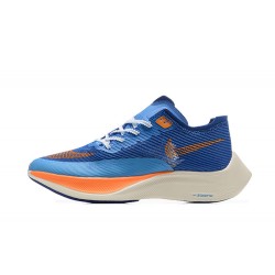 Unisex Nike ZomX VaporFly NEXT Blue Orange Running Shoes 