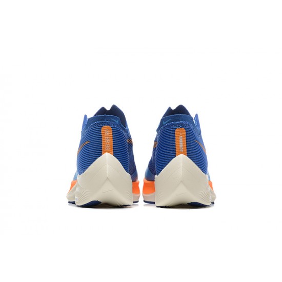 Unisex Nike ZomX VaporFly NEXT Blue Orange Running Shoes