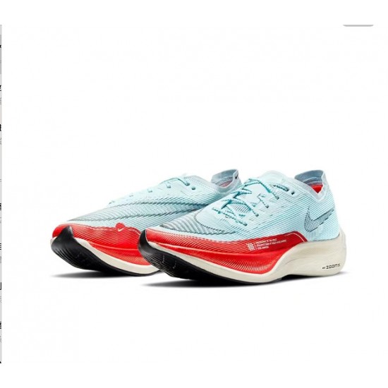 Unisex Nike ZoomX VaporFly NEXT Blue Red Running Shoes 