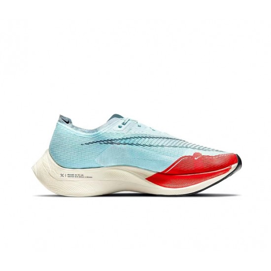 Unisex Nike ZoomX VaporFly NEXT Blue Red Running Shoes 