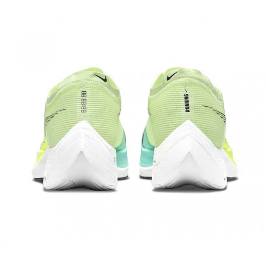 Unisex Nike ZomX VaporFly NEXT Green and Blue Running Shoes