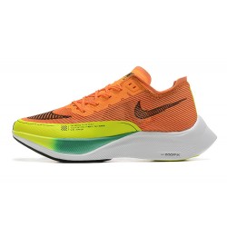 Unisex Nike ZomX VaporFly NEXT Orange White Running Shoes 