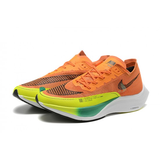 Unisex Nike ZomX VaporFly NEXT Orange White Running Shoes