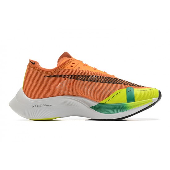 Unisex Nike ZomX VaporFly NEXT Orange White Running Shoes