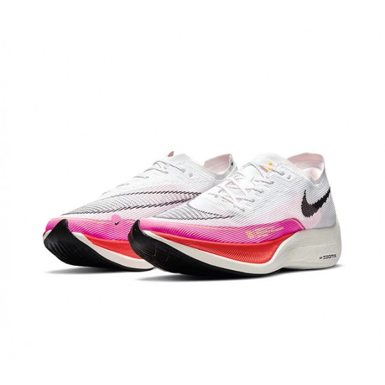 Unisex Nike ZoomX VaporFly NEXT Pink White Running Shoes 