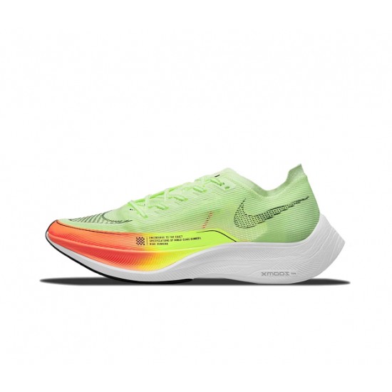 Unisex Nike ZomX VaporFly NEXT Red Yellow Running Shoes