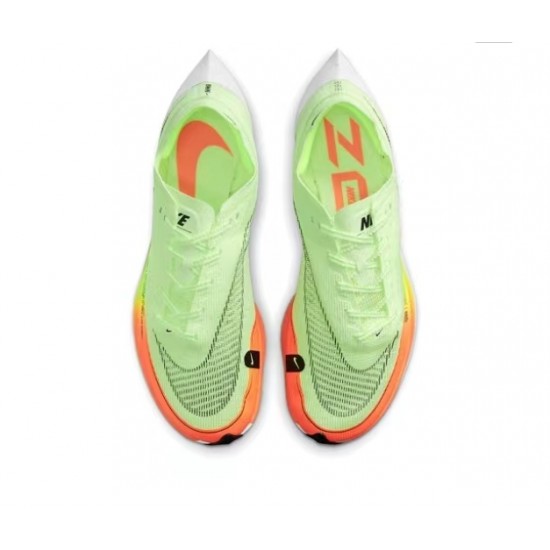 Unisex Nike ZomX VaporFly NEXT Red Yellow Running Shoes