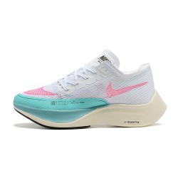 Unisex Nike ZomX VaporFly NEXT White Pink Running Shoes 