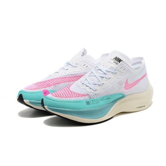 Unisex Nike ZomX VaporFly NEXT White Pink Running Shoes