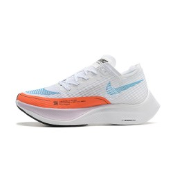 Unisex Nike ZomX VaporFly NEXT White Red Running Shoes 