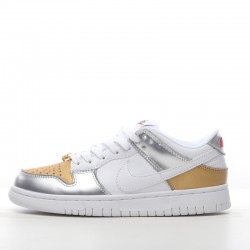 Nike Dunk Low Vast Grey DH4403-700 Gold White Nike Dunk Rep